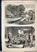 1867 Hop Gathering Paying Pickers Dog Horse Old Print