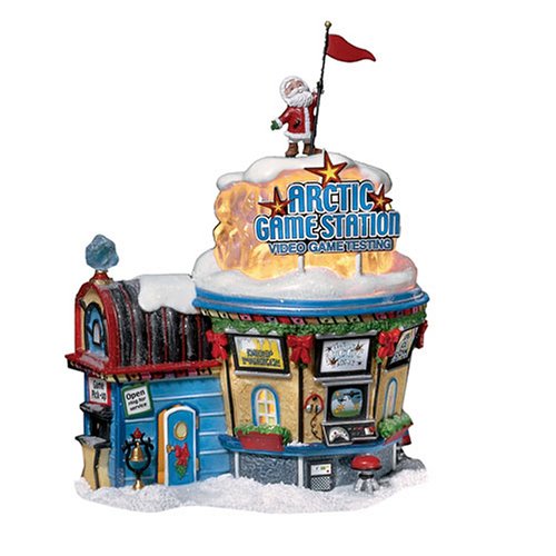 Department 56 Elf Land Arctic Game Station