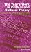 Book The Year's Work in English Studies and The Year's Work in Critical and Cultural Theory 2002: 2 Volume Set (The English Association Volume 10 (Ywcct), 