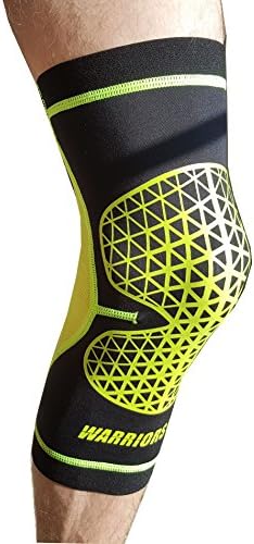 Warriors Elite Neoprene Knee Brace- Breathable Fit Compression Knee Support - Perfect for Running, Athletics, Arthritis, Jogging, Hiking, Sports, Recovery, and Relief for Joint Pains (Medium)