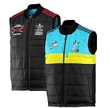 Adidas Originals Star Wars Reversible Puff Vest-Black/Turquoise/Yellow