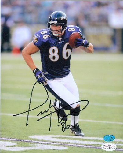 Todd Heap Autographed Baltimore Ravens 8x10 Photo