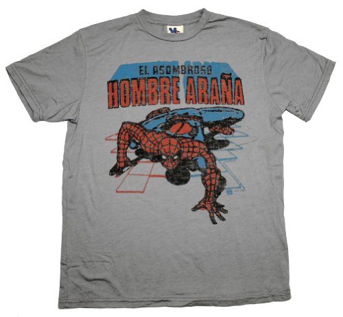  Spider Man Marvel Comics Hombre Arana Junk Food Vintage Style Adult Soft T-Shirt Tee