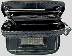 Mundi Leather Big Fat Wallet ~Black