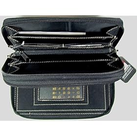 Mundi Leather Big Fat Wallet ~Black