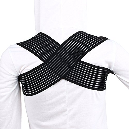 Yosoo Adjustable Back Posture Correction Belt Support Sport Corrector Lumbar Shoulder Brace Belt