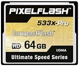 64GB PixelFlash 533x CF Compact Flash Memory Card Ultimate Speed Series