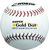 Baseball - Worth Super Gold Dot 12 Slowpitch Softballs
