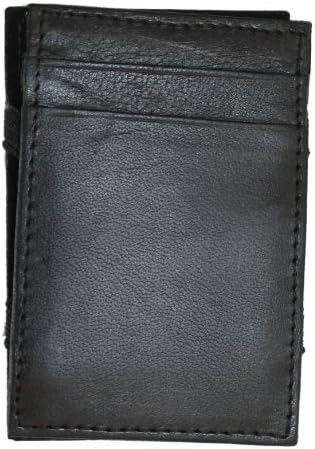 SethRobert-Genuine Cowhide Slim Magic Wallet in Black
