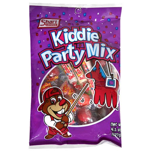 Shari Kiddie Party Mix, 4.5-Ounce Bags (Pack of 24) by Shari