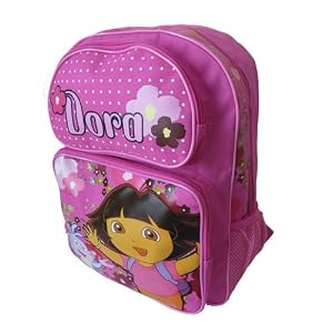 Dora the Explorer Girls Large Pink School Backpack by 