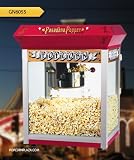 Great Northern Red Antique Style Popcorn Popper Machine w/Cart 8 Ounce 8 Oz
