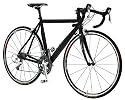 Rennrad STRATOS ULTEGRA 60cm schwarz mit SHIMANO Ultegra 30 Gang-Schaltung und Kalloy-Bauteilen