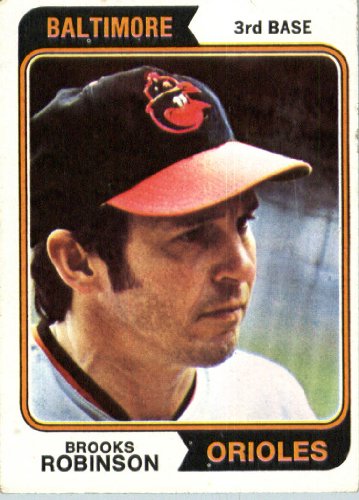 1974 Topps #160 Brooks Robinson Baltimore Orioles Baseball Card In A Protective Screwdown Case