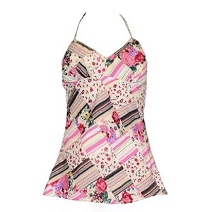 Halterneck Padded Rose Top