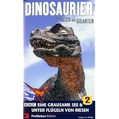 Dinosaurier - Im Reich der Giganten Teil 2: Eine Grausame See & Unter Fl�geln von Riesen [VHS]