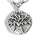 Tree of Life Pendant - "Walk Boldly Grow Wise", 18" length, Sterling Silver Plate
