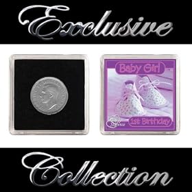 LUCKY SIXPENCE BABY'S FIRST BIRTHDAY "GIRL"