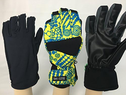 Snow glove: Use neoprene rubber to be used in wet suits to fingertips and back of the hand! ! Protect your hands from the cold!