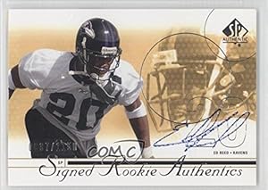 Ed Reed #837/1,150 Baltimore Ravens (Football Card) 2002 SP Authentic #195