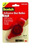 Scotch Adhesive Dot Roller Refill, 0.31 x 49 Feet (6055-R)
