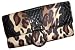 Jessica Simpson Checkbook Wallet Soft Clutch Jimmy Leopard