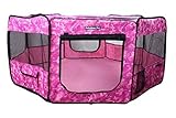 Fabulous Pet Water Resistant Portable Doggie, Dog, Puppy, Cat, Kitten Play Pen, Small Size