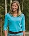 Hot Deals Tri-Mountain Women's Interlock Sleeve V-Neck Knit Shirt. 131 Shop