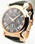 Mens Lucien Piccard Leather Chrono Date Watch 28111ROBK