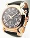 Mens Lucien Piccard Leather Chrono Date Watch 28111ROBK