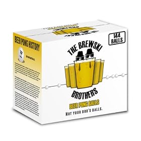 Brewski Brothers Beer Pong Game with 144 Balls! by 