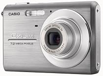 Casio EX-Z75 Digital Camera - Silver (7.2MP, 3x Optical Zoom) 2.6" LCD