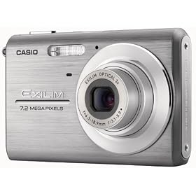 Casio EX-Z75 Digital Camera - Silver (7.2MP, 3x Optical Zoom) 2.6" LCD