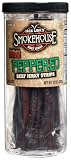 Jack Link's Smokehouse Beef Jerky Strips, Peppered, 30-Count Jars