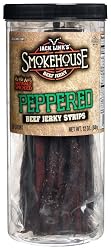 Jack Link's Smokehouse Beef Jerky Strips, Peppered, 30-Count Strips