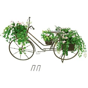 Red Carpet Studio Bronze Bicycle Planter, Large by 