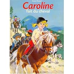 Caroline fait du cheval