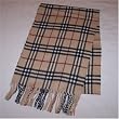 Soft Cashmere-like Feel Tan Plaid Scarf
