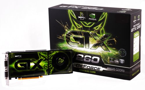 XFX GX260NADDU GeForce GTX 260 896MB DDR3 XXX Edition 640MHz PCI Express 2.0 SLI Ready Video Card (Dual DVI/S-Video)
