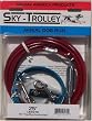 25' Dog Trolley Cable with 10' Medium Dog Tie Out Leash