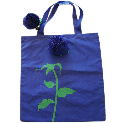 Eco Shopping Bag - Foldable Rose, Purple