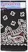 Carolina Hav, A, Hank Paisley Bandanna, 22-Inch by 22-Inch, Black, Red, White