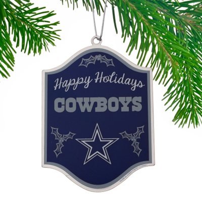 Dallas Cowboys Happy Holidays Sign Ornament Dallas Cowboys Happy Holidays Sign Ornament