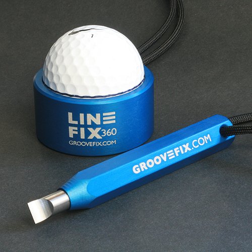GrooveFix Groove Sharpener and Ball line marker Bundle - Blue