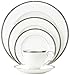 Noritake Rochelle Platinum 5-Piece Dinnerware Place Setting, Service for 1