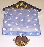 Scott's Cakes 1 Pound Dark Chocolate Covered Caramels in a Snowman Box
