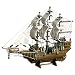 Hand-carved Teak Wood Classic Sailboat/Schooner Model (Thailand)