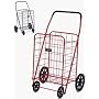 Jumbo Folding Shopping Cart - Black (Black Cart) (41.75"h x 24"w x 21"d (cart size))