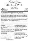Central Texas Bluegrass Bulletin