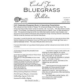 Central Texas Bluegrass Bulletin by 